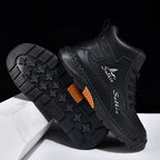 ⏰Limited-Time 70% OFF–Men’s Handcrafted Leather Boots with Wide Toe, Arch Support & Pressure-Relief Comfort