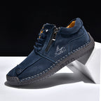 SoftStride™ Orthopedic Casual Leather Boots- Wide Toe, Arch Support, Waterproof, Pressure Relief for Everyday&Travel