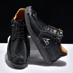 SoftStride™ Orthopedic Casual Leather Boots- Wide Toe, Arch Support, Waterproof, Pressure Relief for Everyday&Travel
