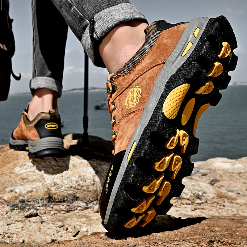 ⏰Limited-Time 70% OFF– Men’s Non-Slip Hiking Shoes – Durable, Water-Resistant, Wide Fit with Cushioned Support