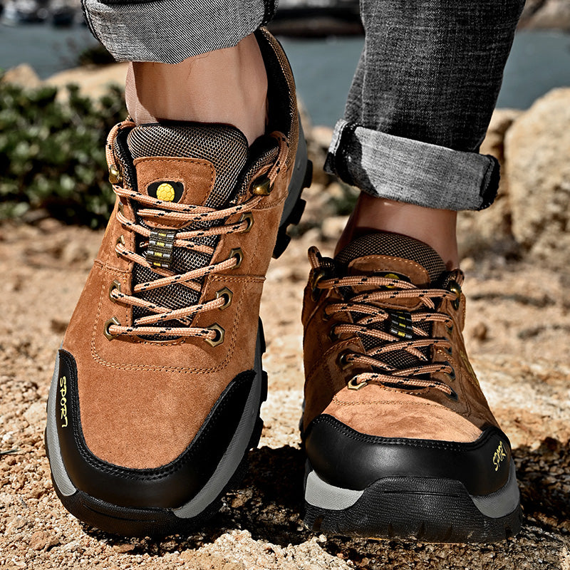 ⏰Limited-Time 70% OFF– Men’s Non-Slip Hiking Shoes – Durable, Water-Resistant, Wide Fit with Cushioned Support