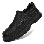 ⏰Limited-Time 70% OFF –Men’s Slip-On Leather Loafers – Comfortable All-Day Walking Shoes with Arch Support, Non-Slip, Perfect for Work & Casual