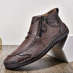 ⏰Limited Time Sale 70% OFF– Men’s Handmade Leather Driving Boots | Wide Toe, Arch Support, Waterproof, Pressure Relief, Non-Slip Comfort for Everyday & Travel