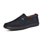 Men’s Orthotic Leather Shoes – Arch Support, Wide Toe Box, Breathable, Lightweight & Slip-Resistant