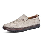 Men’s Orthotic Leather Shoes – Arch Support, Wide Toe Box, Breathable, Lightweight & Slip-Resistant