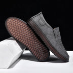 Men’s Orthotic Leather Shoes – Arch Support, Wide Toe Box, Breathable, Lightweight & Slip-Resistant