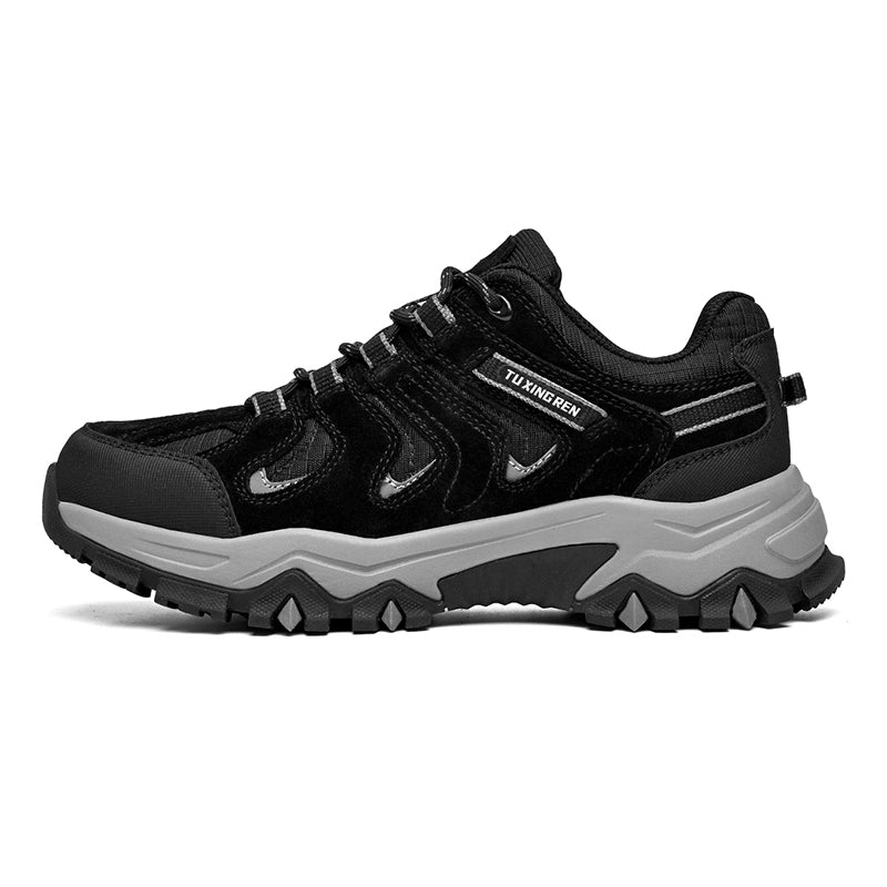 Men’s Composite Toe Outdoor Hiking Shoes, Arch Support, Wide Fit, Lightweight Comfort & Slip-Resistant Grip