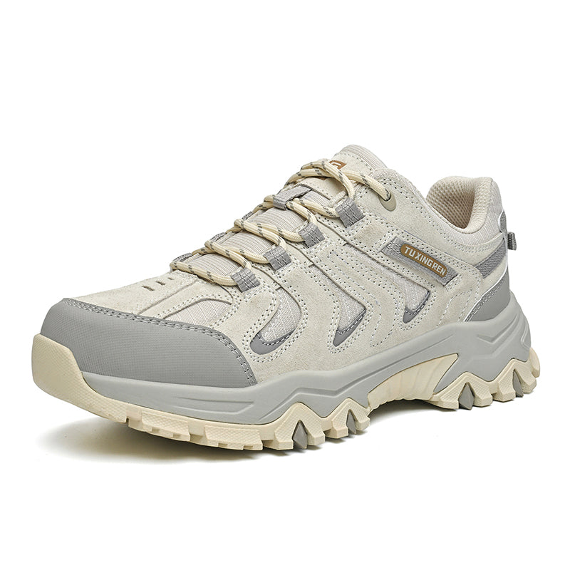 Men’s Composite Toe Outdoor Hiking Shoes, Arch Support, Wide Fit, Lightweight Comfort & Slip-Resistant Grip