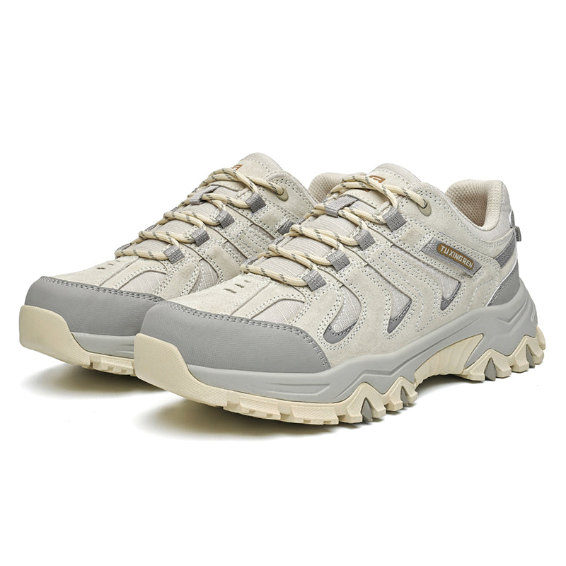 Men’s Composite Toe Outdoor Hiking Shoes, Arch Support, Wide Fit, Lightweight Comfort & Slip-Resistant Grip