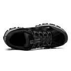 Men’s Composite Toe Outdoor Hiking Shoes, Arch Support, Wide Fit, Lightweight Comfort & Slip-Resistant Grip
