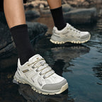 Men’s Composite Toe Outdoor Hiking Shoes, Arch Support, Wide Fit, Lightweight Comfort & Slip-Resistant Grip