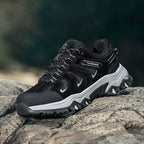 Men’s Composite Toe Outdoor Hiking Shoes, Arch Support, Wide Fit, Lightweight Comfort & Slip-Resistant Grip