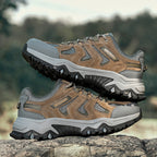 Men’s Composite Toe Outdoor Hiking Shoes, Arch Support, Wide Fit, Lightweight Comfort & Slip-Resistant Grip