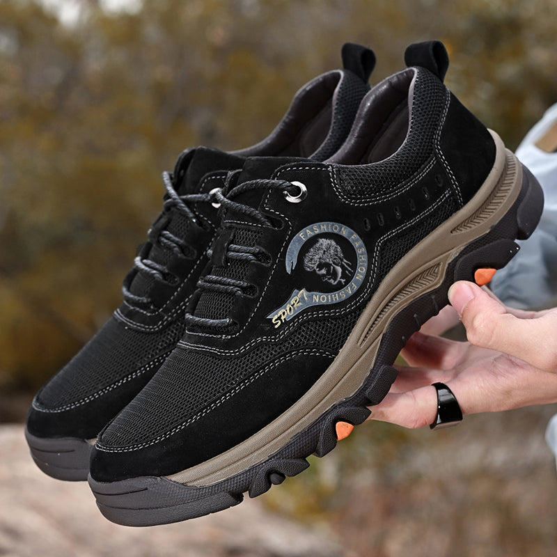 ⏰Limited-Time 70% OFF – Men's Outdoor Hiking Work Shoes – Ultimate Pain Relief, Waterproof, Non-Slip, Arch & Ankle Support