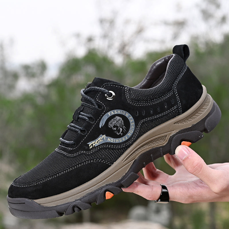 ⏰Limited-Time 70% OFF – Men's Outdoor Hiking Work Shoes – Ultimate Pain Relief, Waterproof, Non-Slip, Arch & Ankle Support