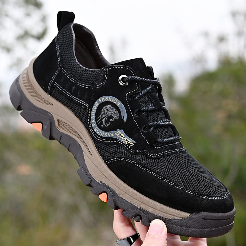⏰Limited-Time 70% OFF – Men's Outdoor Hiking Work Shoes – Ultimate Pain Relief, Waterproof, Non-Slip, Arch & Ankle Support