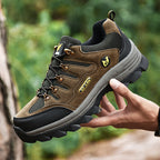 Men's Outdoor Hiking Shoes - Max Grip, Tough Durable, Cushion Comfort, All-Day Wear