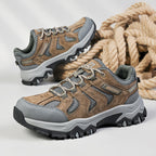 Men’s Composite Toe Outdoor Hiking Shoes, Arch Support, Wide Fit, Lightweight Comfort & Slip-Resistant Grip