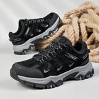 Men’s Composite Toe Outdoor Hiking Shoes, Arch Support, Wide Fit, Lightweight Comfort & Slip-Resistant Grip
