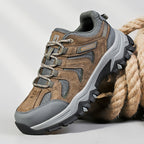 Men’s Composite Toe Outdoor Hiking Shoes, Arch Support, Wide Fit, Lightweight Comfort & Slip-Resistant Grip
