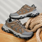 Men’s Composite Toe Outdoor Hiking Shoes, Arch Support, Wide Fit, Lightweight Comfort & Slip-Resistant Grip