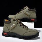 ⏰Limited-Time 70% OFF–Men’s Orthopedic Handmade Leather Boots For All-Day Comfort–Pressure Relief, Waterproof, Slip-Resistant, Wide Toe Box