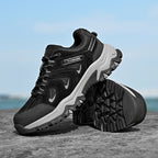 Men’s Composite Toe Outdoor Hiking Shoes, Arch Support, Wide Fit, Lightweight Comfort & Slip-Resistant Grip