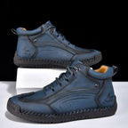Men’s Handmade Leather Work & Outdoor Boots, Waterproof, Arch Support, Wide Fit, All-Day Comfort