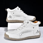 Men’s Handmade Leather Work & Outdoor Boots, Waterproof, Arch Support, Wide Fit, All-Day Comfort