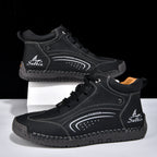 Men’s Handmade Leather Work & Outdoor Boots, Waterproof, Arch Support, Wide Fit, All-Day Comfort