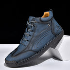 Men’s Handmade Leather Work & Outdoor Boots, Waterproof, Arch Support, Wide Fit, All-Day Comfort