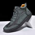 Men’s Handmade Leather Work & Outdoor Boots, Waterproof, Arch Support, Wide Fit, All-Day Comfort