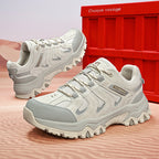 Men’s Composite Toe Outdoor Hiking Shoes, Arch Support, Wide Fit, Lightweight Comfort & Slip-Resistant Grip