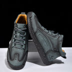 Men’s Handmade Leather Work & Outdoor Boots, Waterproof, Arch Support, Wide Fit, All-Day Comfort