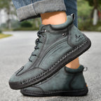 Men’s Handmade Leather Work & Outdoor Boots, Waterproof, Arch Support, Wide Fit, All-Day Comfort