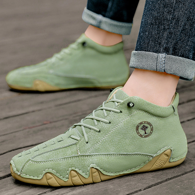 ⏰Limited Time Sale 70% OFF– Mens Casual Driving Shoes-Wide Toe, Arch Support, Waterproof, Pressure Relief Walking Sneakers