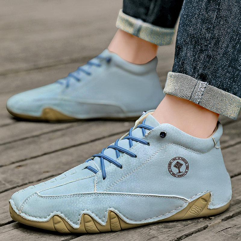 ⏰Limited Time Sale 70% OFF– Mens Casual Driving Shoes-Wide Toe, Arch Support, Waterproof, Pressure Relief Walking Sneakers