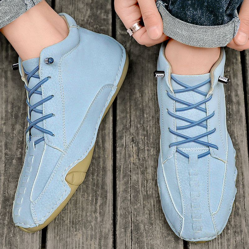 ⏰Limited Time Sale 70% OFF– Mens Casual Driving Shoes-Wide Toe, Arch Support, Waterproof, Pressure Relief Walking Sneakers