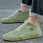 ⏰Limited Time Sale 70% OFF– Mens Casual Driving Shoes-Wide Toe, Arch Support, Waterproof, Pressure Relief Walking Sneakers