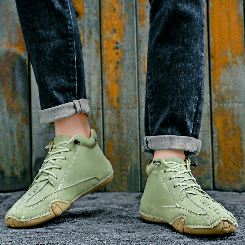 ⏰Limited Time Sale 70% OFF– Mens Casual Driving Shoes-Wide Toe, Arch Support, Waterproof, Pressure Relief Walking Sneakers