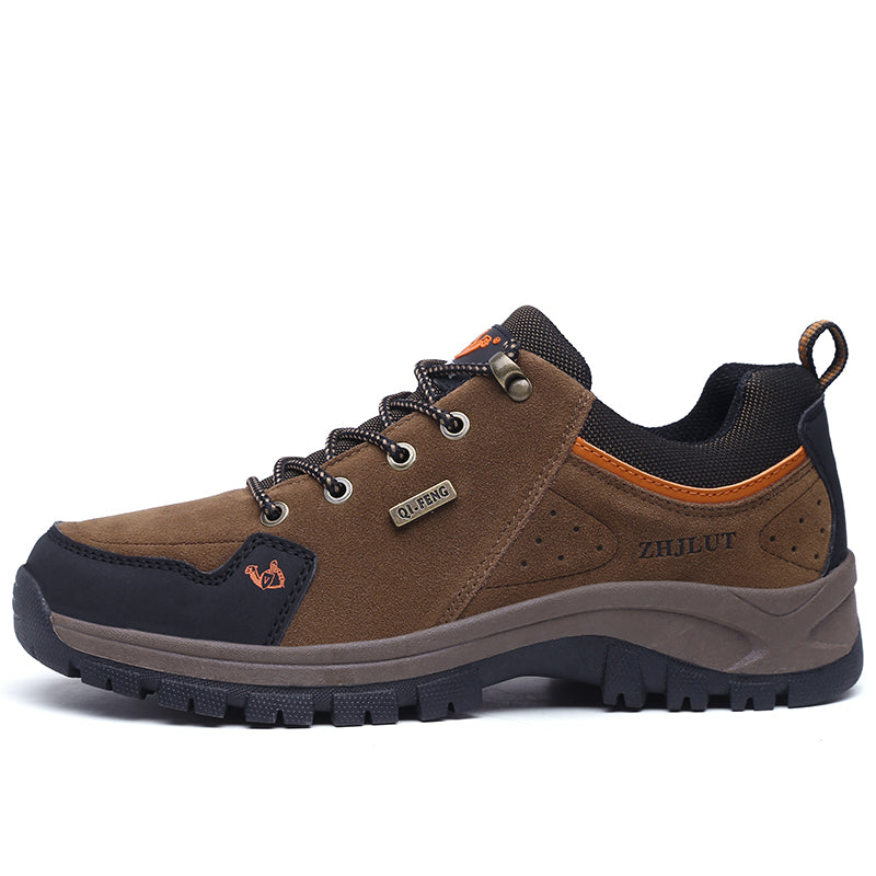 Men’s Steel Toe Hiking Work Shoes – Puncture-Resistant, Lightweight, Slip-Resistant & Durable for Outdoor Work