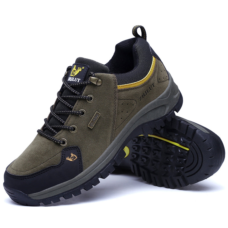 Men’s Steel Toe Hiking Work Shoes – Puncture-Resistant, Lightweight, Slip-Resistant & Durable for Outdoor Work