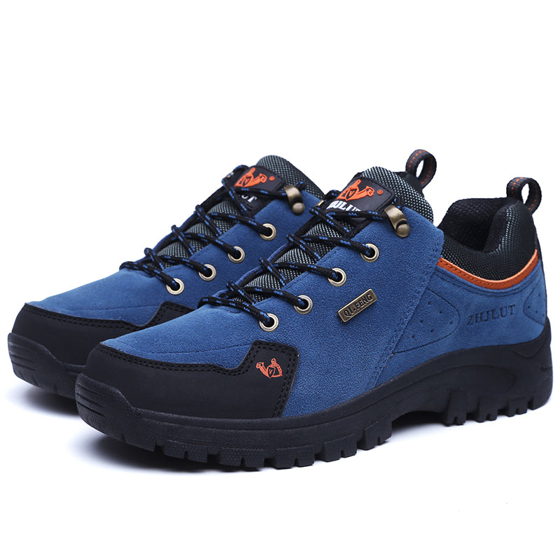Men’s Steel Toe Hiking Work Shoes – Puncture-Resistant, Lightweight, Slip-Resistant & Durable for Outdoor Work
