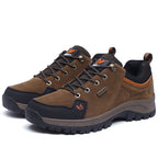 Men’s Steel Toe Hiking Work Shoes – Puncture-Resistant, Lightweight, Slip-Resistant & Durable for Outdoor Work