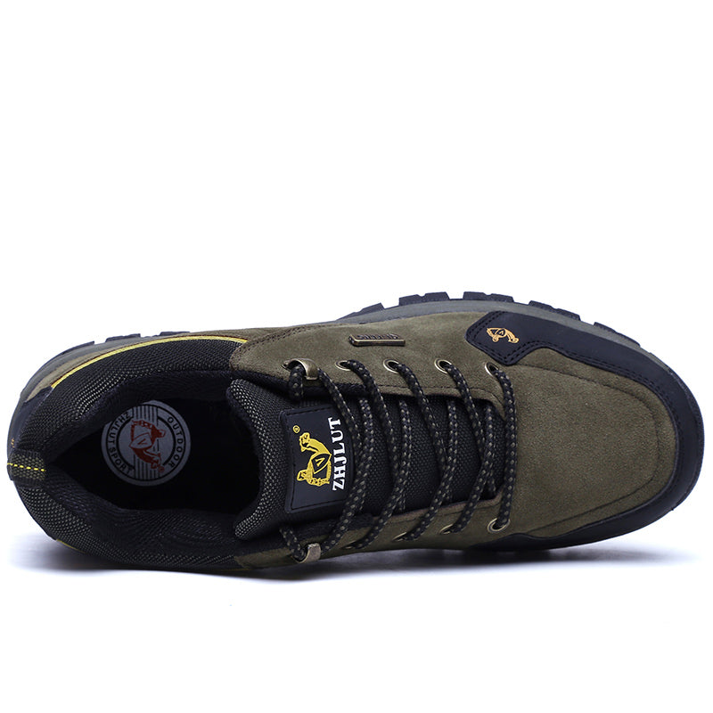 Men’s Steel Toe Hiking Work Shoes – Puncture-Resistant, Lightweight, Slip-Resistant & Durable for Outdoor Work