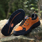 Men’s Steel Toe Hiking Work Shoes – Puncture-Resistant, Lightweight, Slip-Resistant & Durable for Outdoor Work