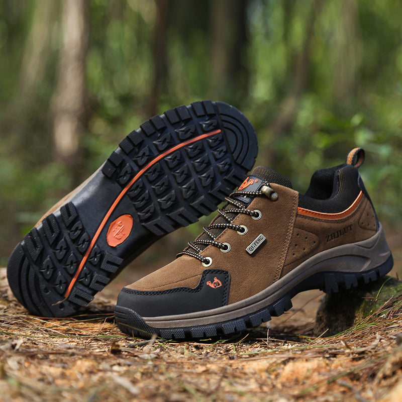 Men’s Steel Toe Hiking Work Shoes – Puncture-Resistant, Lightweight, Slip-Resistant & Durable for Outdoor Work