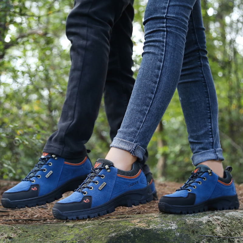Men’s Steel Toe Hiking Work Shoes – Puncture-Resistant, Lightweight, Slip-Resistant & Durable for Outdoor Work