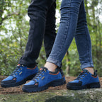 Men’s Steel Toe Hiking Work Shoes – Puncture-Resistant, Lightweight, Slip-Resistant & Durable for Outdoor Work
