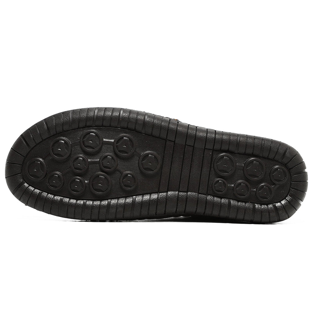 (⏳NOW ON: 70% OFF Sale! 🔥)Mens Casual Shoes Summer Breathable Sneakers Loafers Walking Shoes Hand Made Lace-Up Leather Dress Flats Shoes for Driving Business Working Office